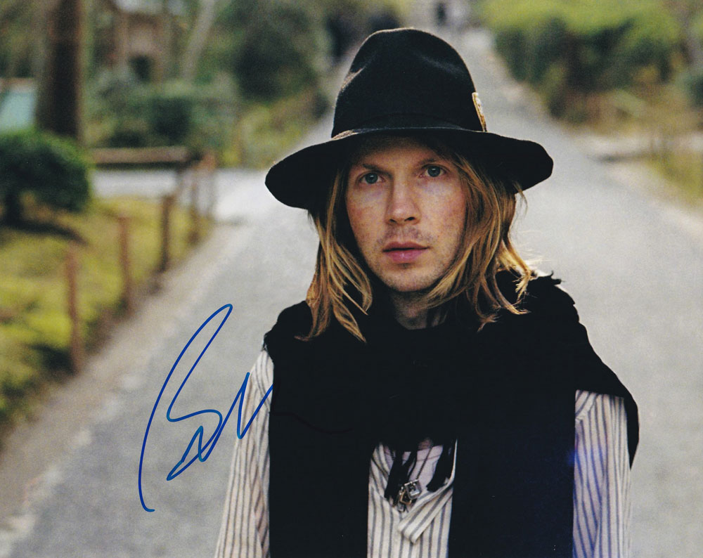 Beck in-person autographed photo