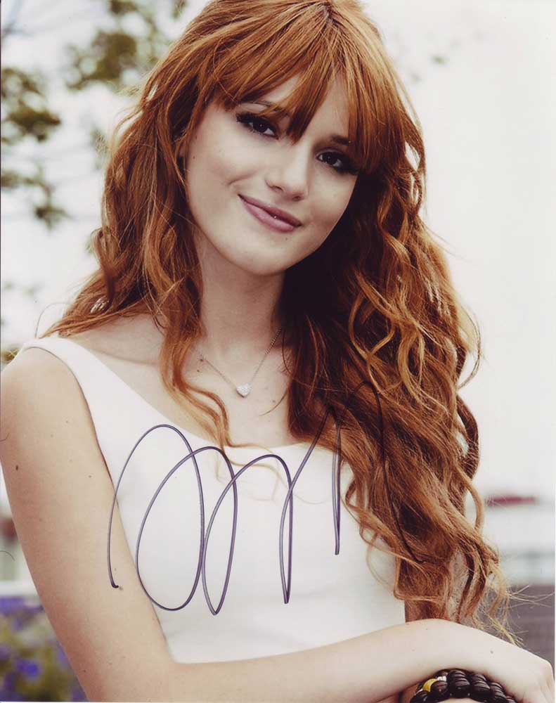 Bella Thorne in-person autographed photo