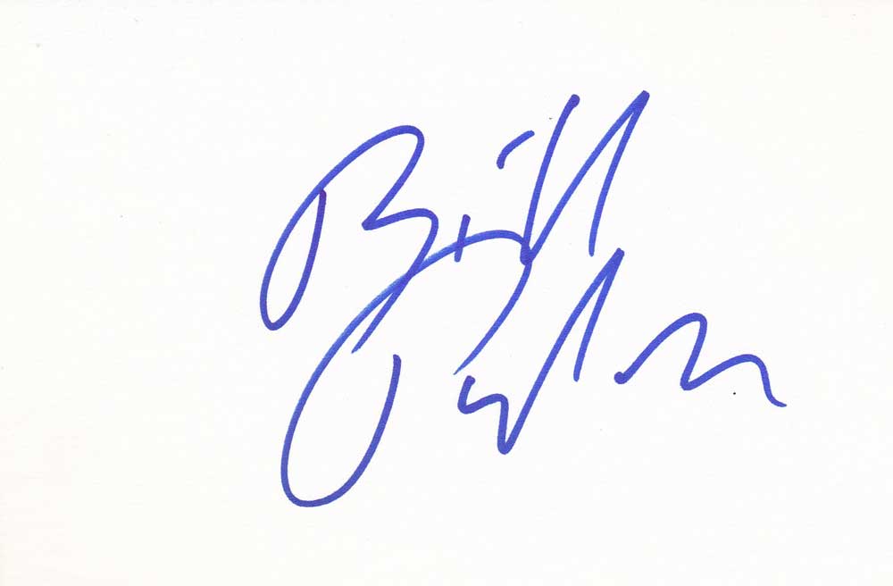 Bill Pullman Autographed Index Card