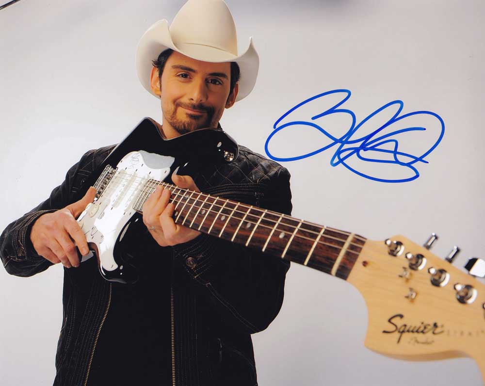 Brad Paisley In-person Autographed Photo