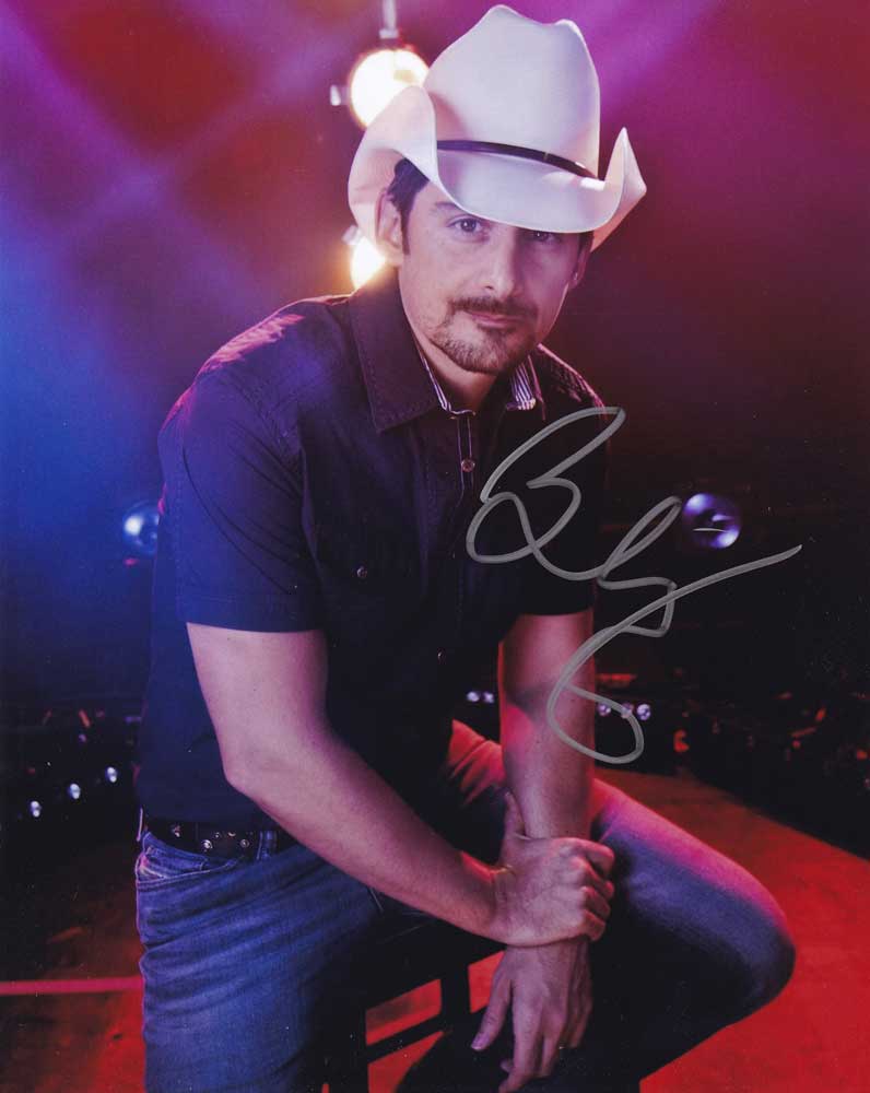 Brad Paisley In-person Autographed Photo