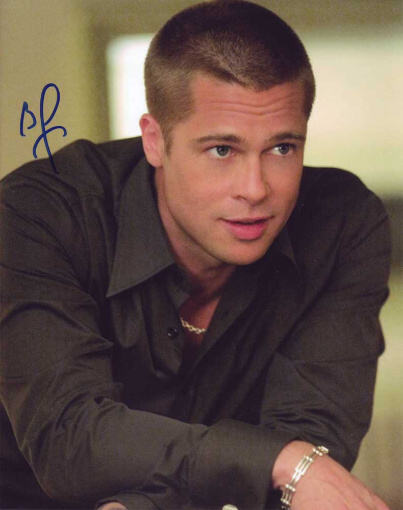 Brad Pitt in-person autographed photo