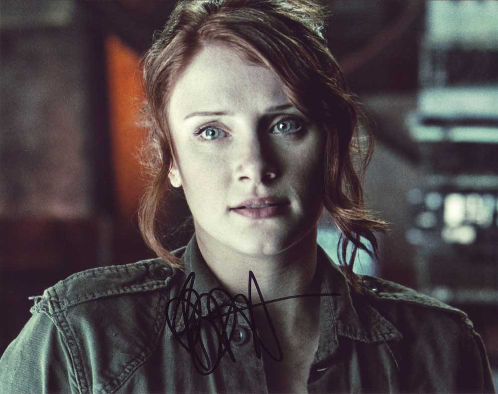 Bryce Dallas Howard in-person autographed photo