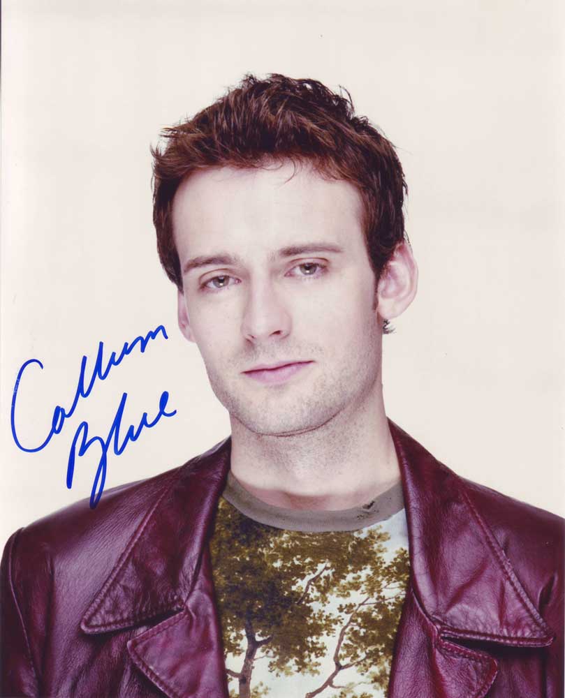 Callum Blue in-person autographed photo