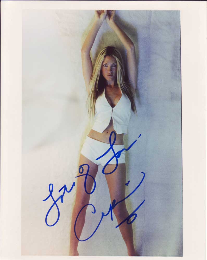 Caprice Bourret in-person Autographed photo
