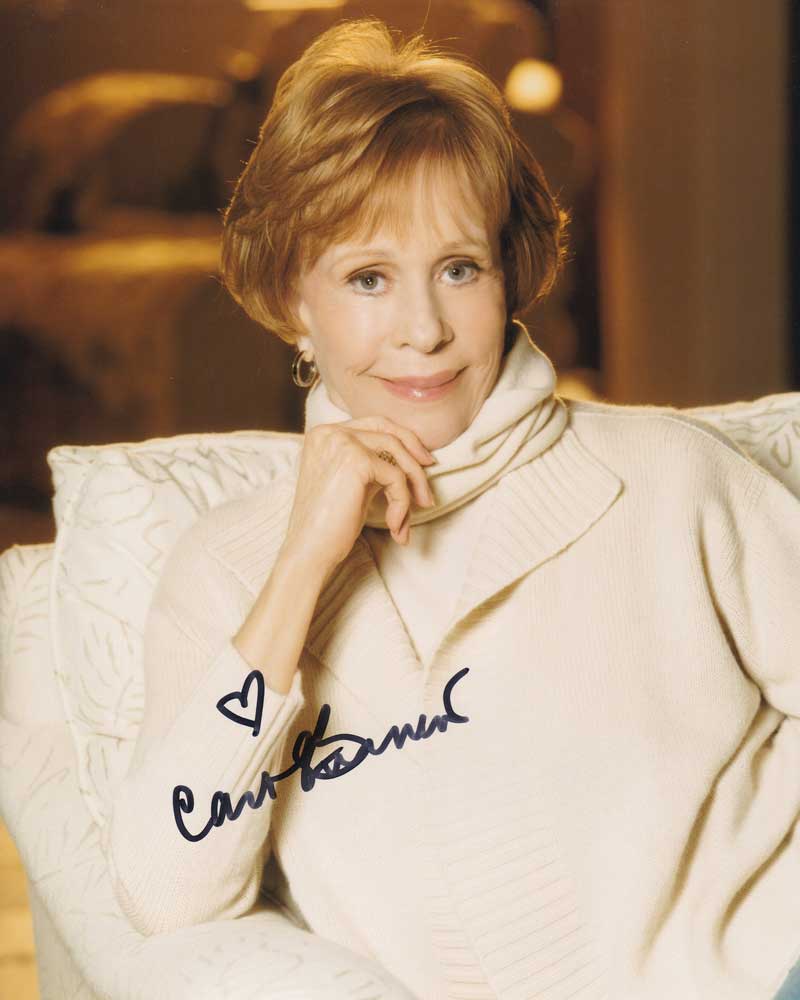Carol Burnett In-person Autographed Photo