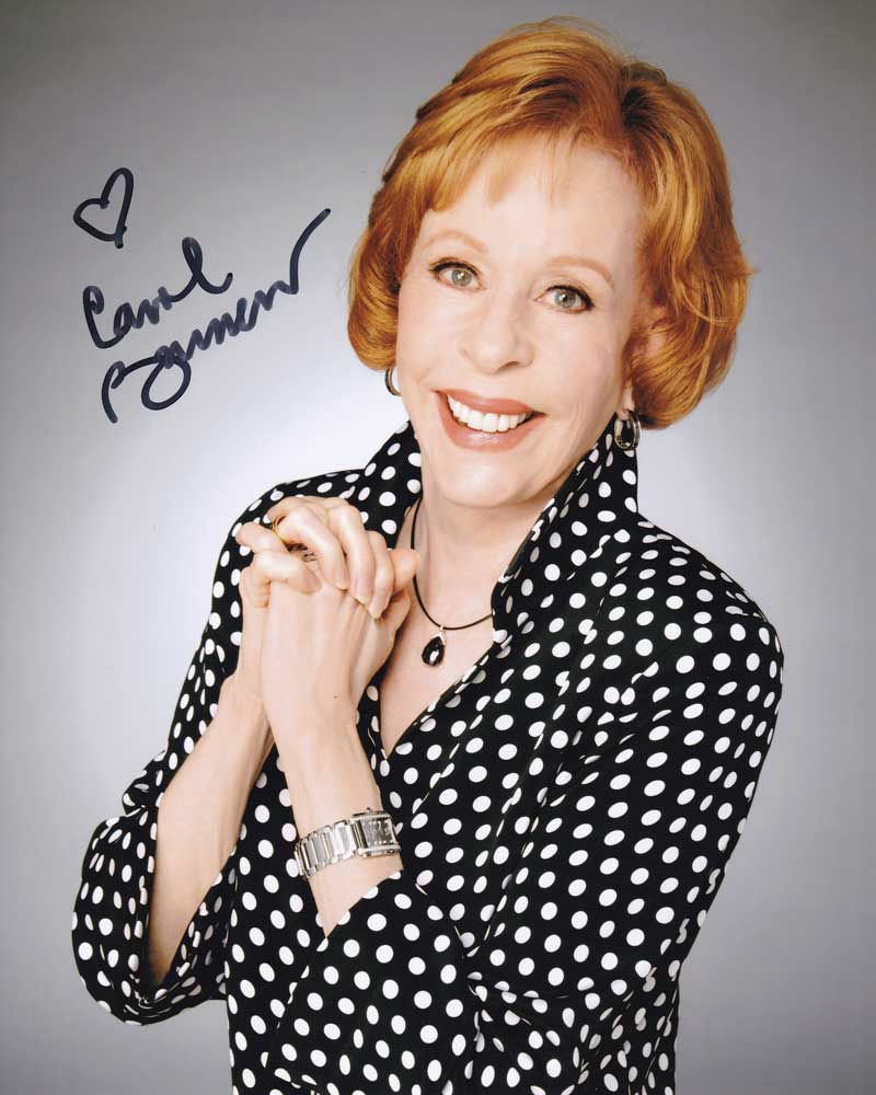 Carol Burnett In-person Autographed Photo