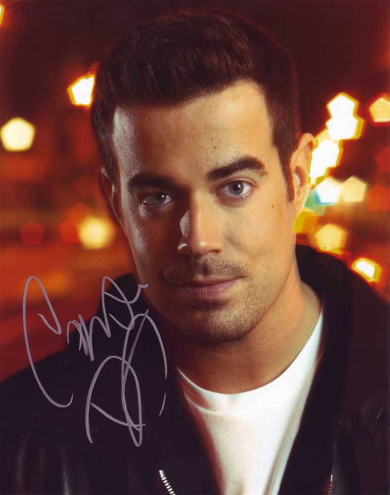 Carson Daly in-person autographed photo