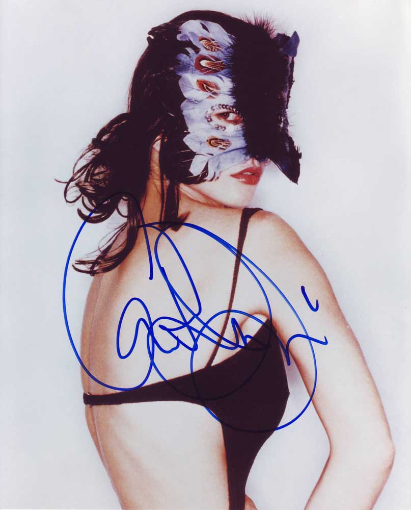 Catherine Zeta-Jones in-person autographed photo