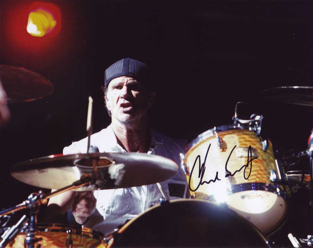Chad Smith in-person autographed photo RHCP