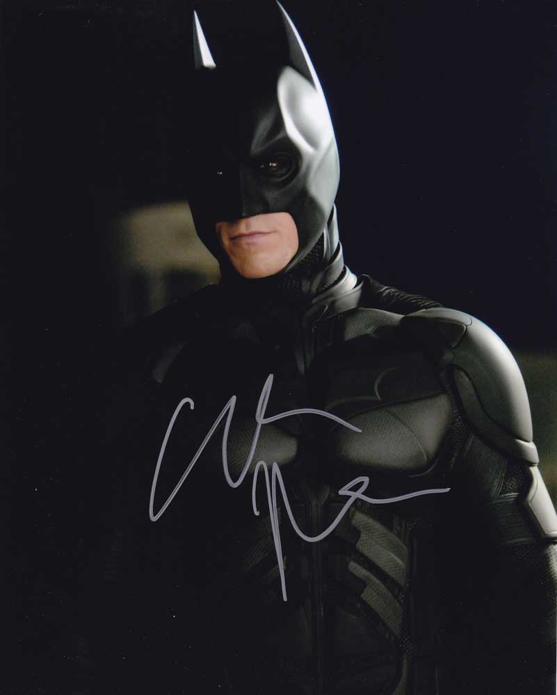 Christian Bale in-person autographed photo