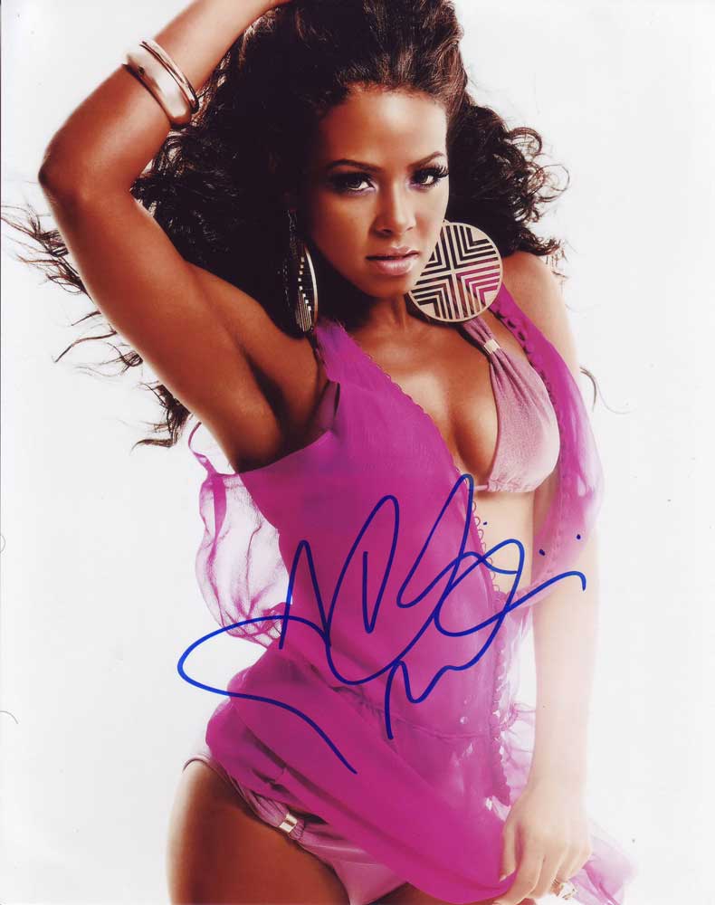 Christina Milian in-person autographed photo