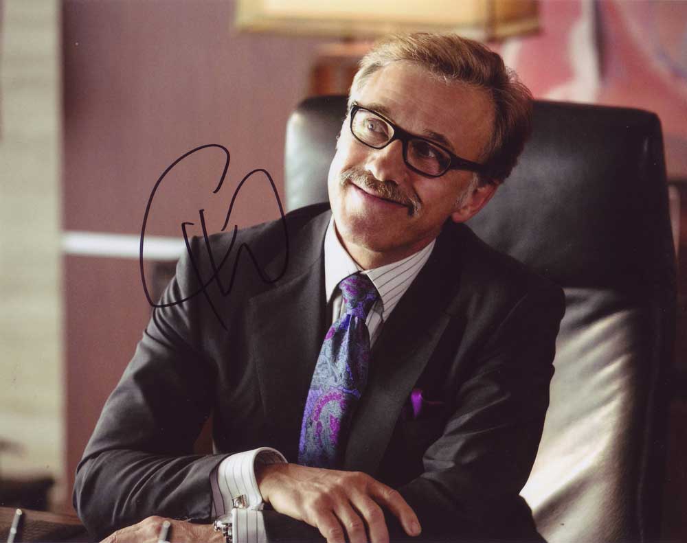 Christoph Waltz in-person autographed photo