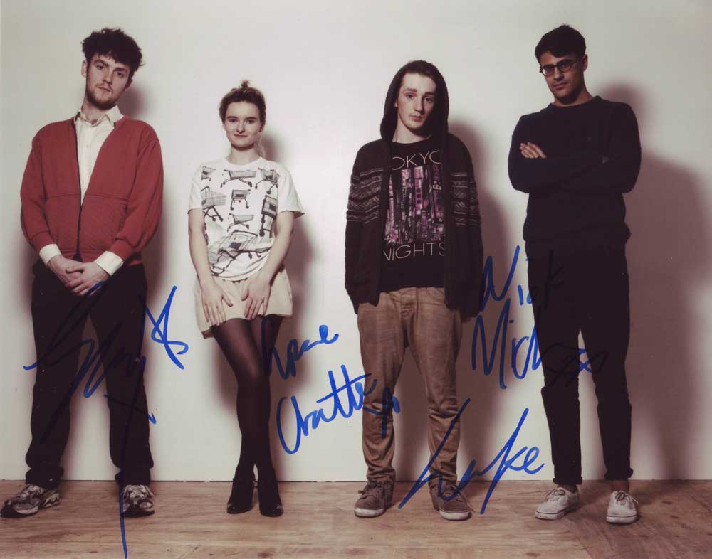 Clean Bandit in-person autographed photo