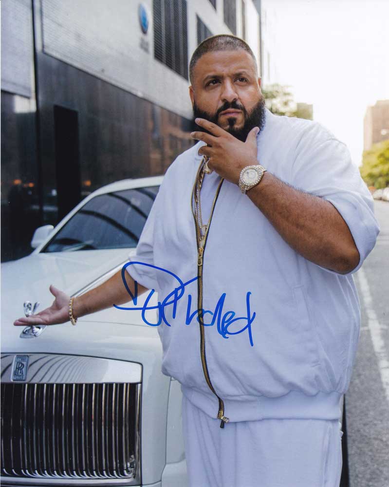 DJ Khaled in-person autographed photo