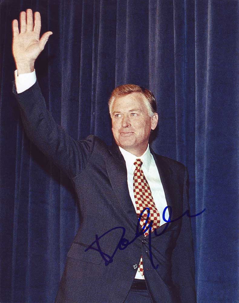 Dan Quayle in-person autographed photo