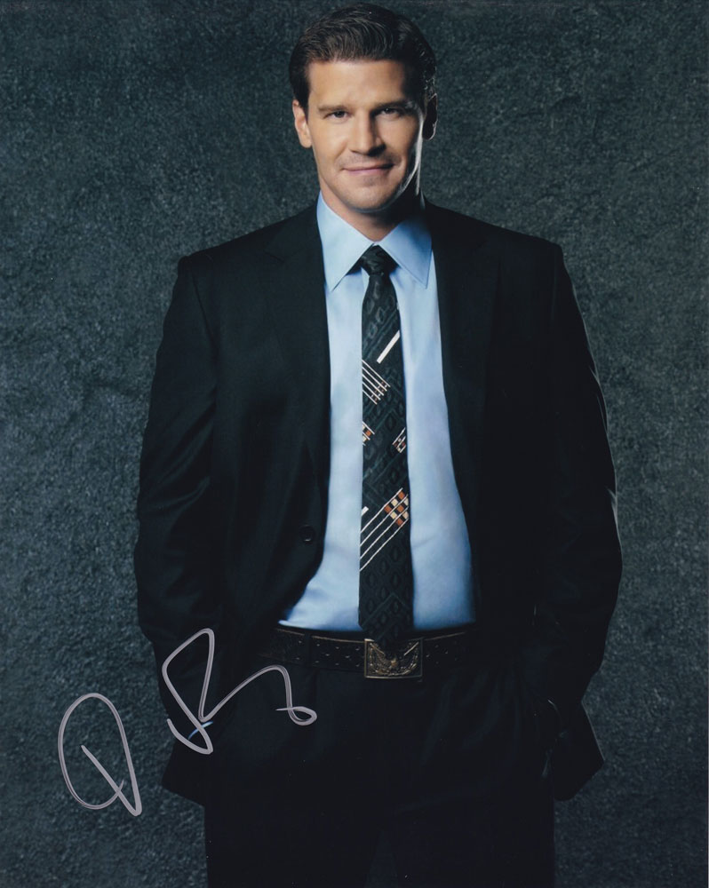 David Boreanaz in-person autographed photo