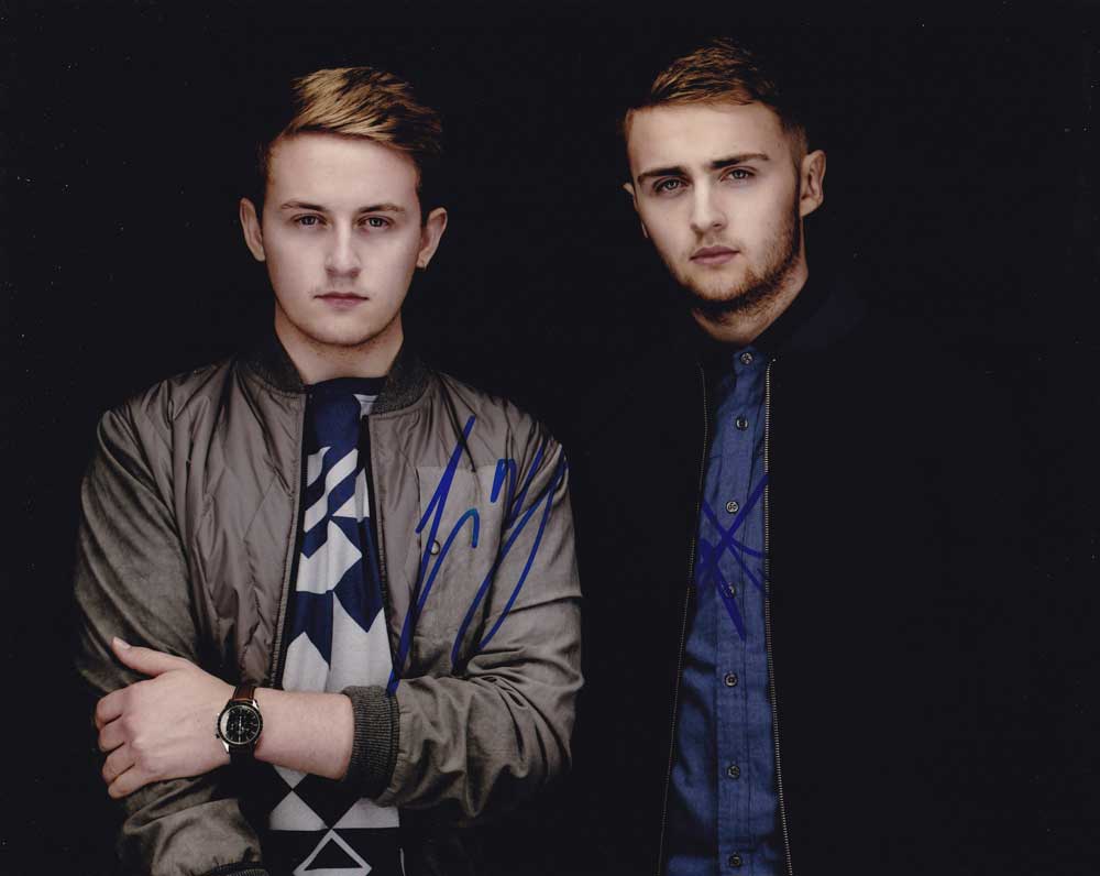 Disclosure in-person autographed Group photo