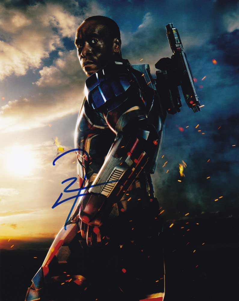 Don Cheadle in-person autographed photo