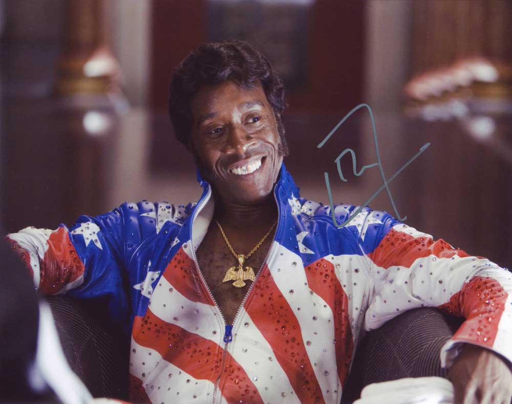 Don Cheadle in-person autographed photo
