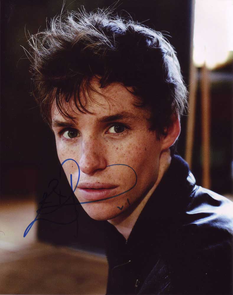 Eddie Redmayne in-person autographed photo