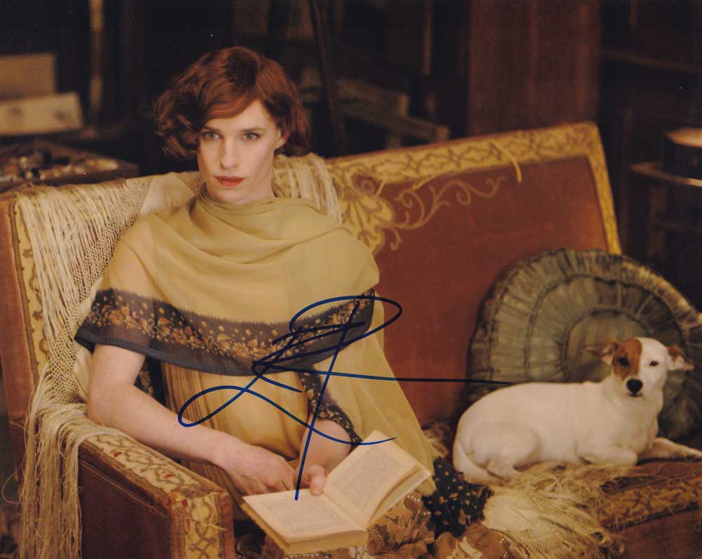 Eddie Redmayne in-person autographed photo