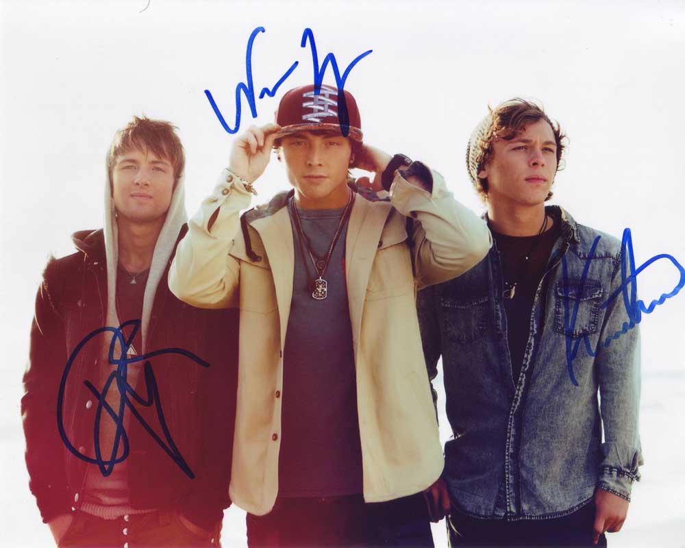 Emblem3 in-person autographed group photo