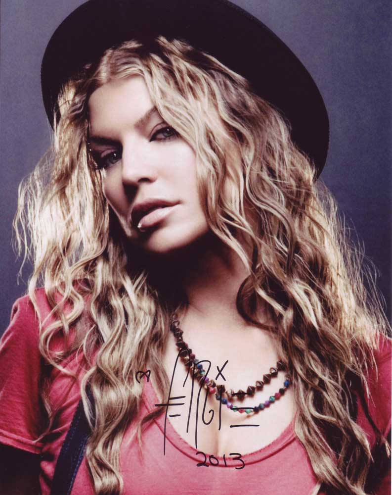 Fergie in-person autographed photo