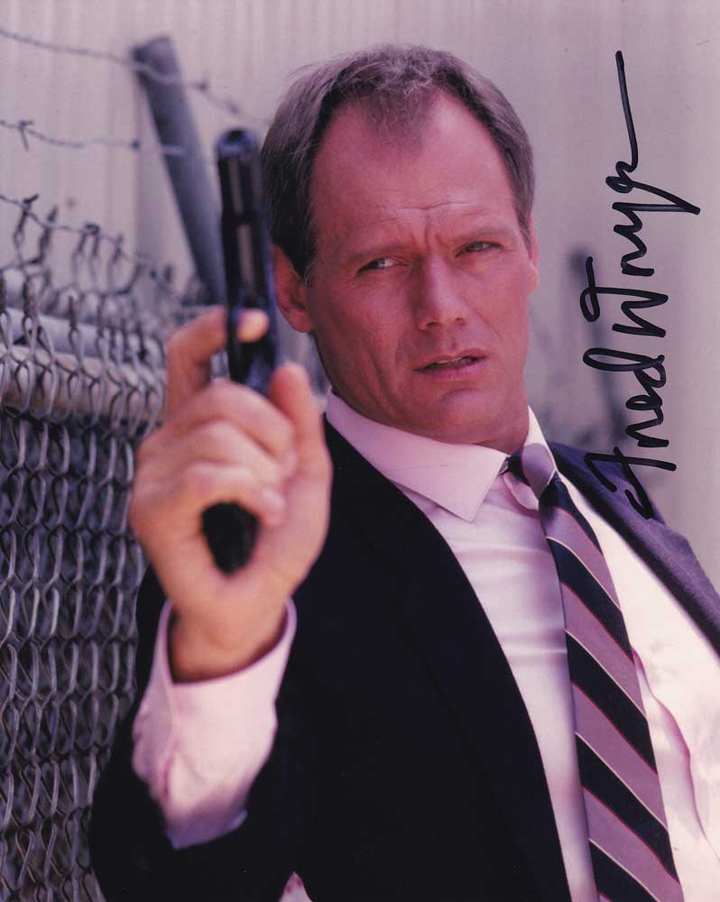 Fred Dryer in-person autographed photo