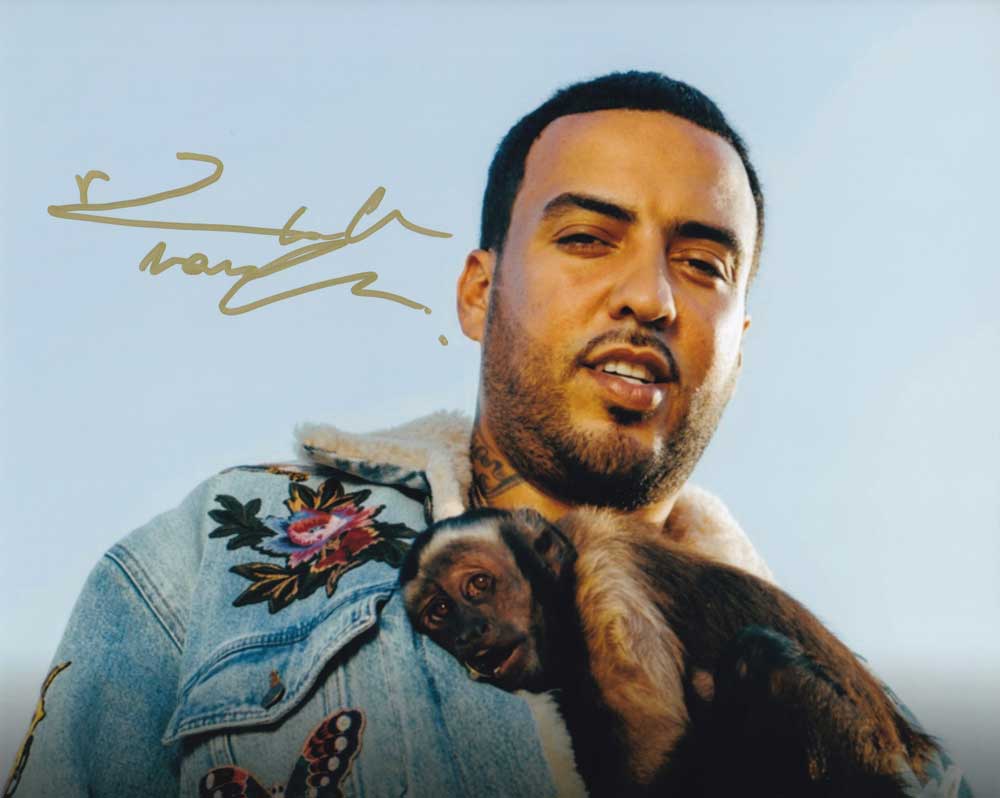 French Montana in-person autographed photo
