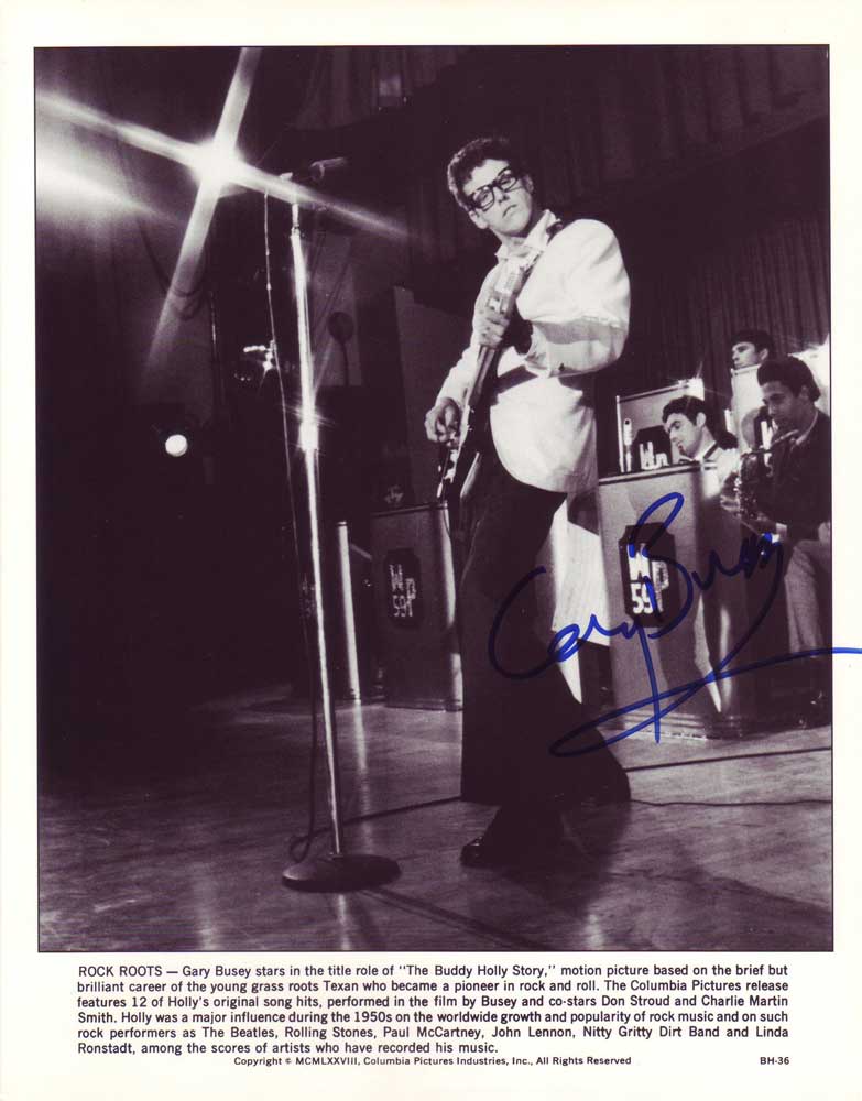 Gary Busey in-person autographed photo