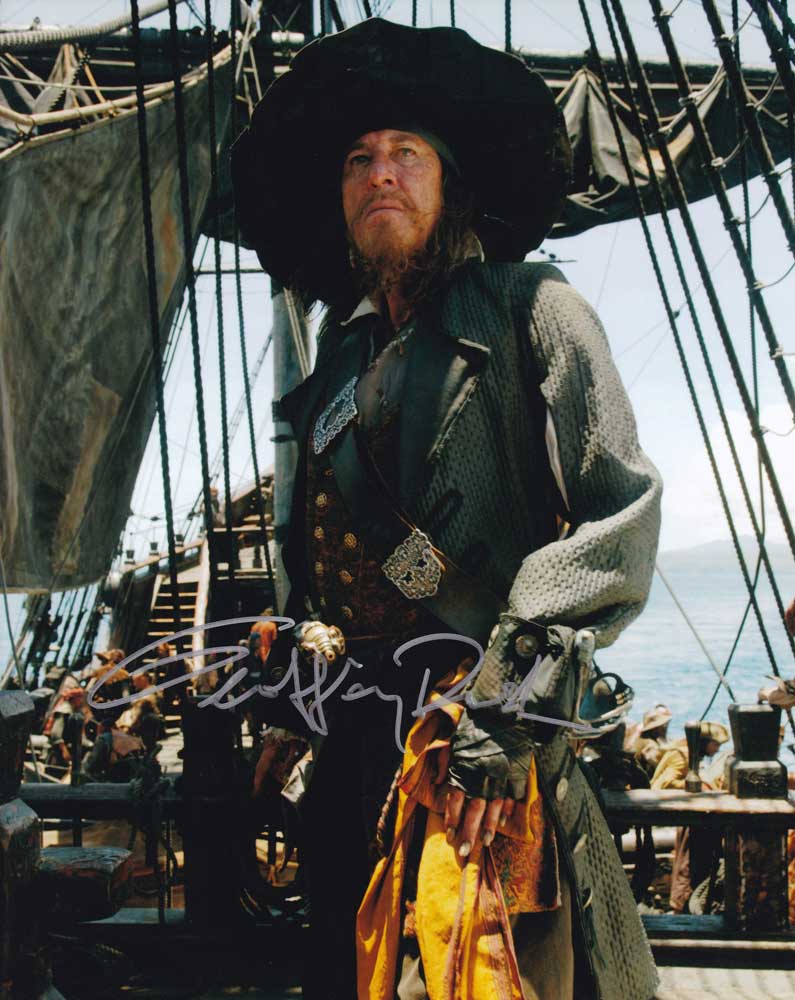 Geoffrey Rush in-person autographed photo