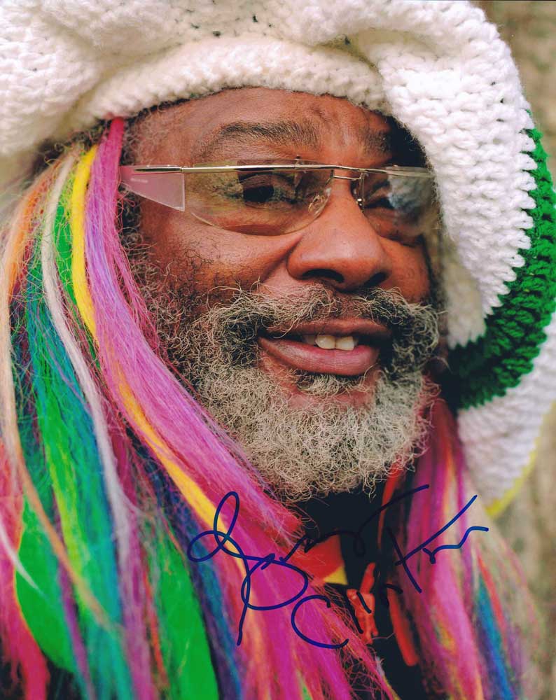 George Clinton in-person autographed photo
