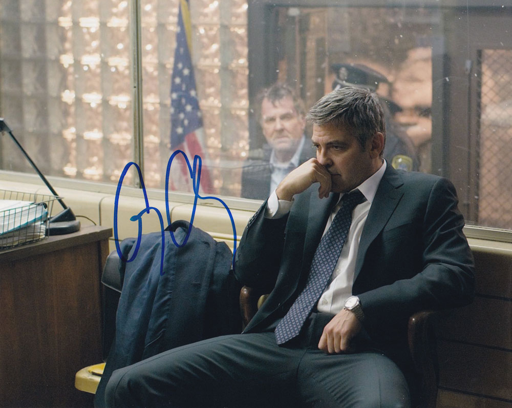 George Clooney in-person autographed photo