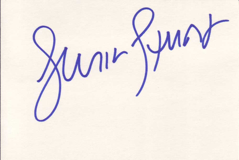 Gloria Stuart Autographed Index Card