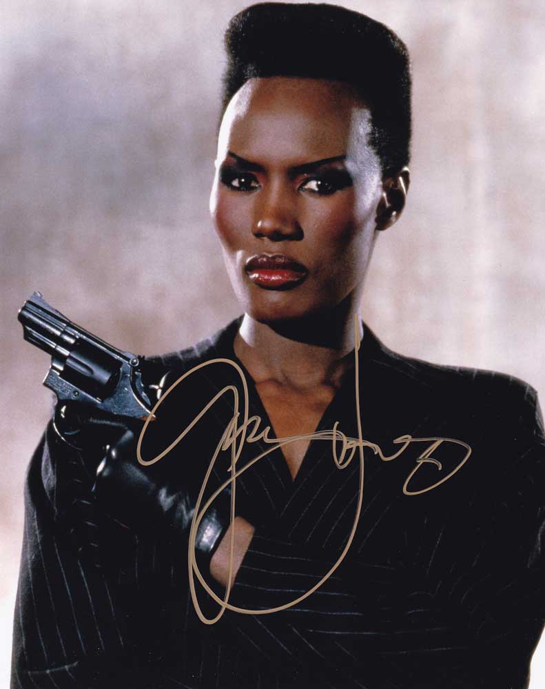 Grace Jones in-person autographed photo