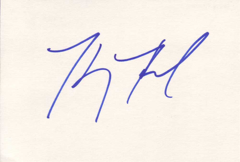 Harry Hamlin  Autographed Index Card