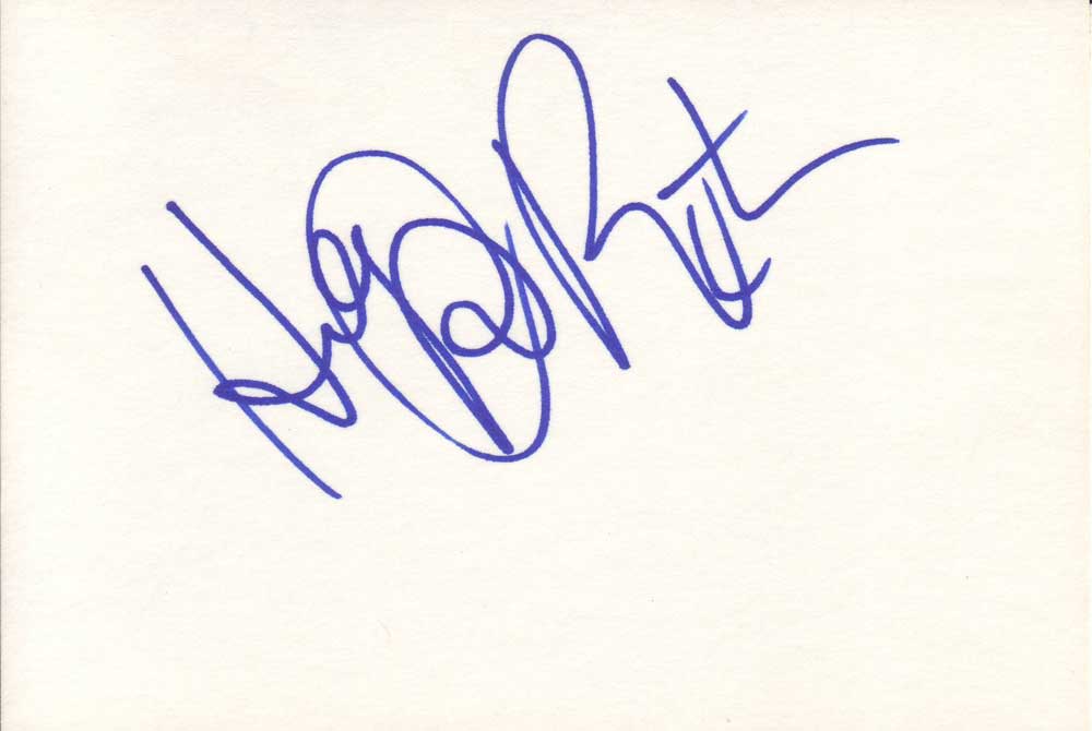 Holly Robinson Peete Autographed Index Card