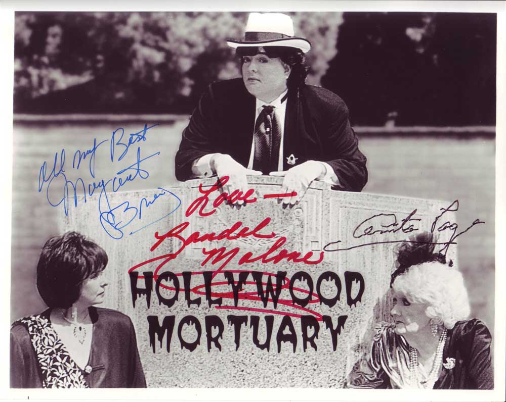 Hollywood Mortuary In-person autographed Cast photo