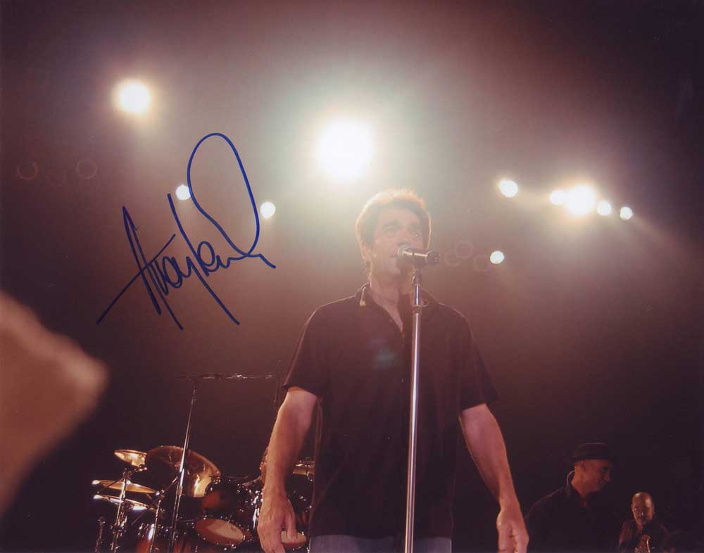 Huey Lewis in-person autographed photo