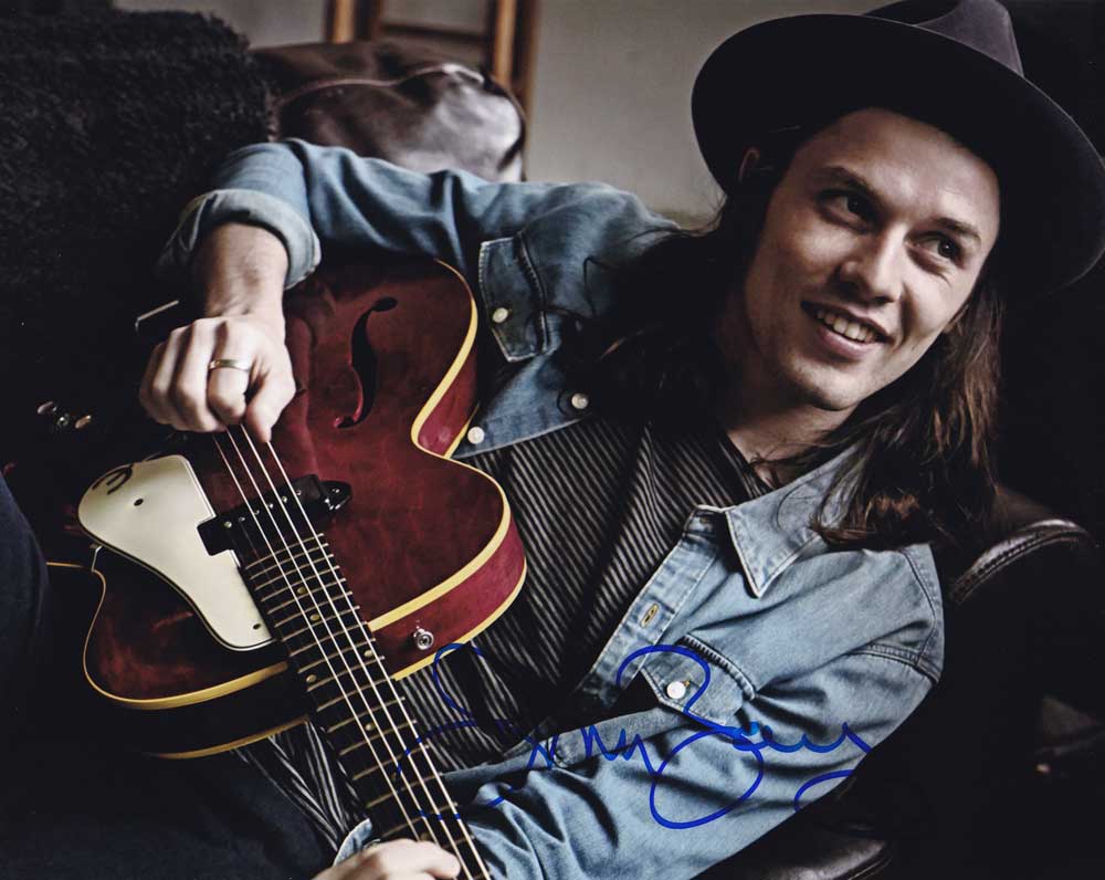 James Bay in-person autographed photo