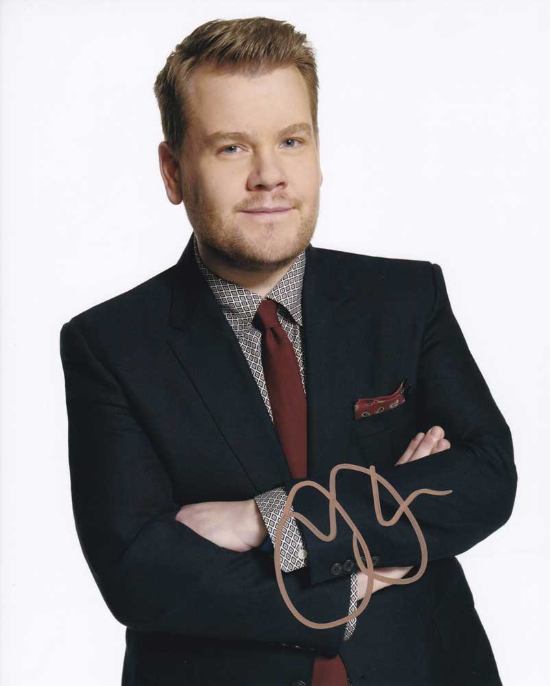 James Corden in-person autographed photo