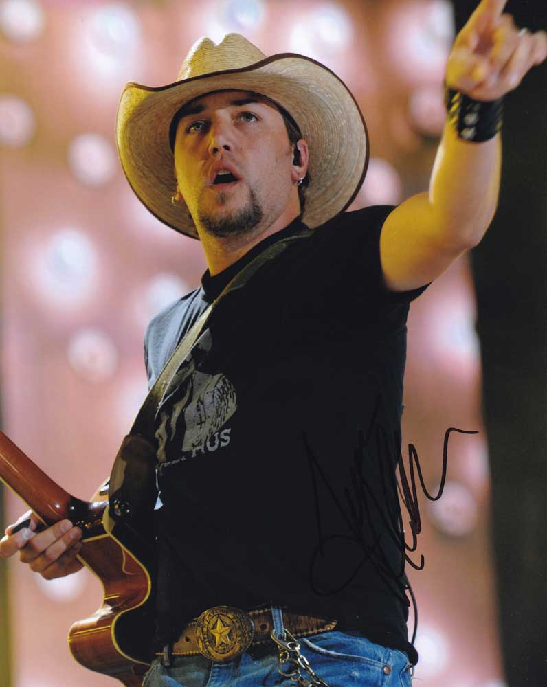 Jason Aldean in-person autographed photo