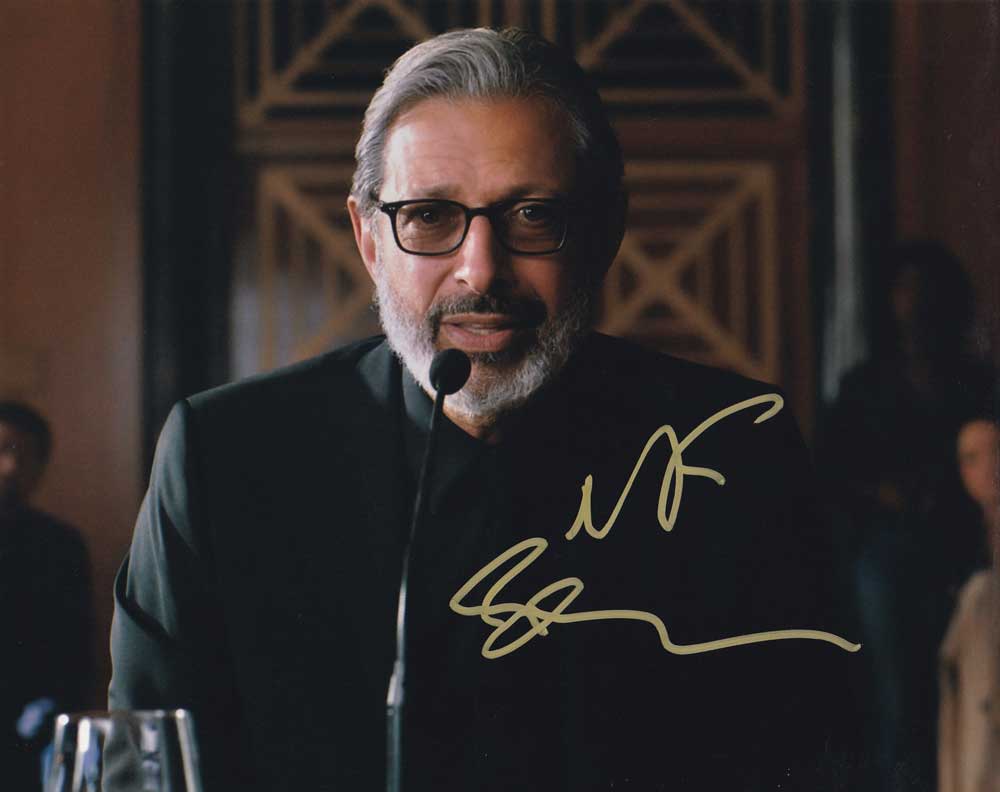 Jeff Goldblum in-person autographed photo