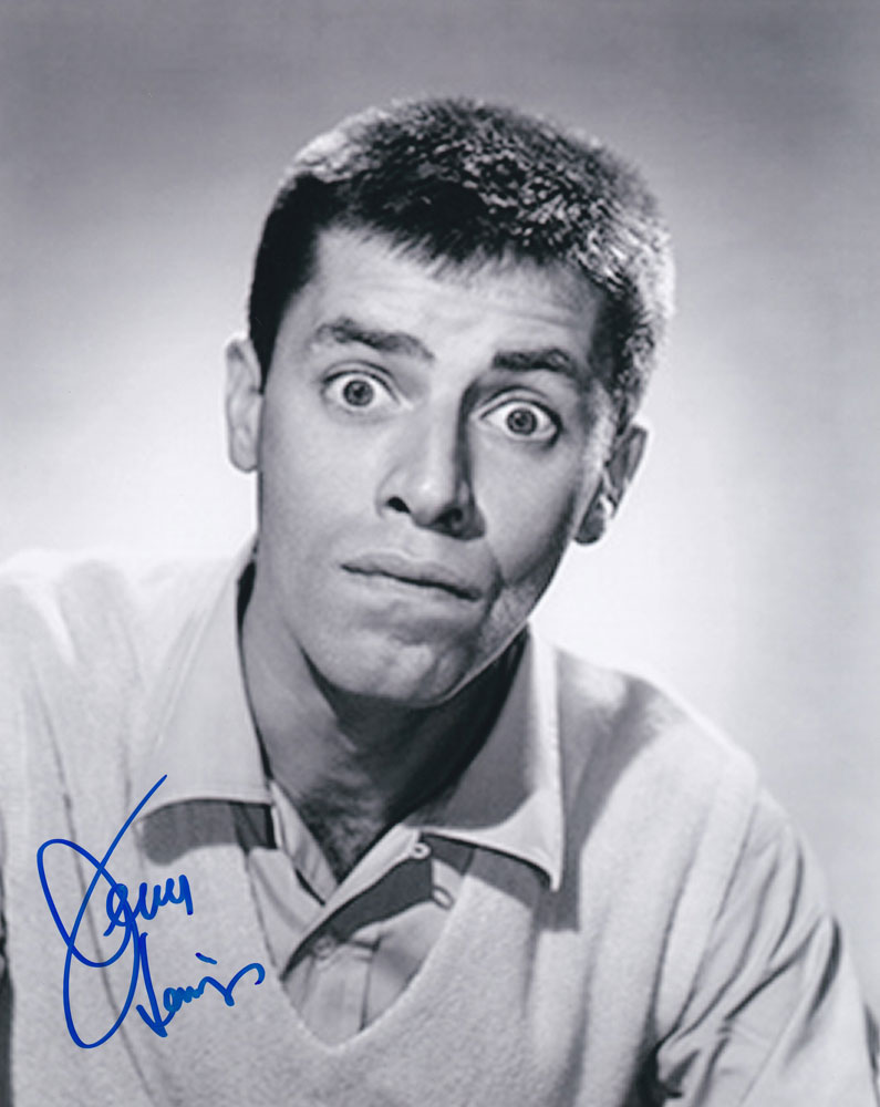 Jerry Lewis in-person autographed photo