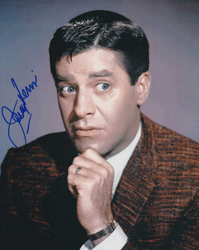 Jerry Lewis in-person autographed photo