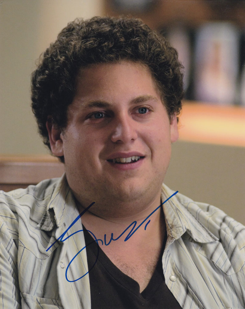 Jonah Hill in-person autographed photo