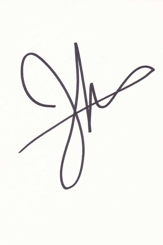 John Leguizamo Autographed Index Card