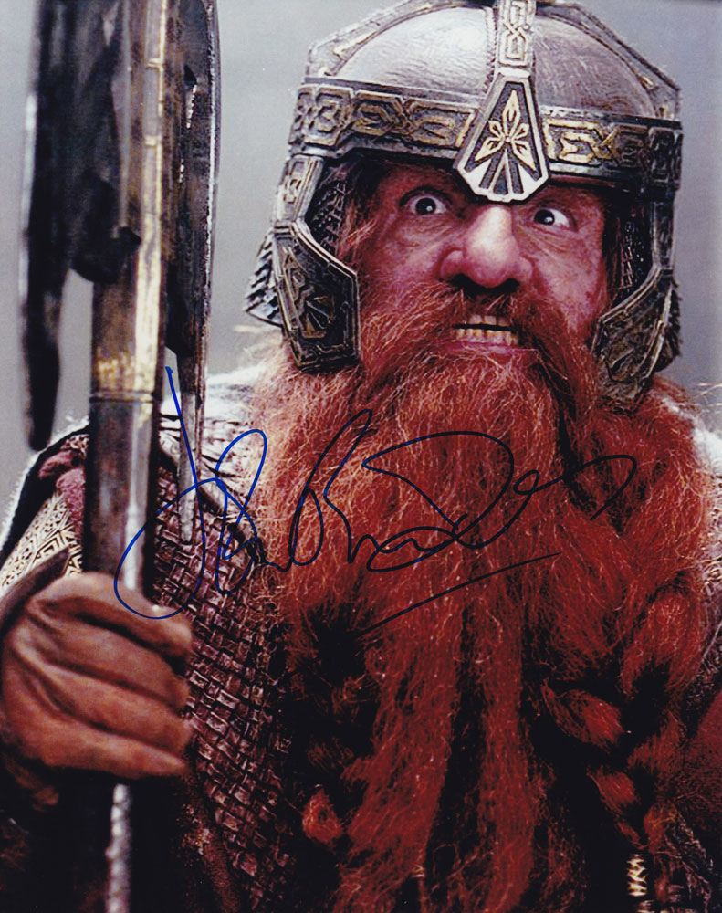 John Rhys-Davies in-person autographed photo