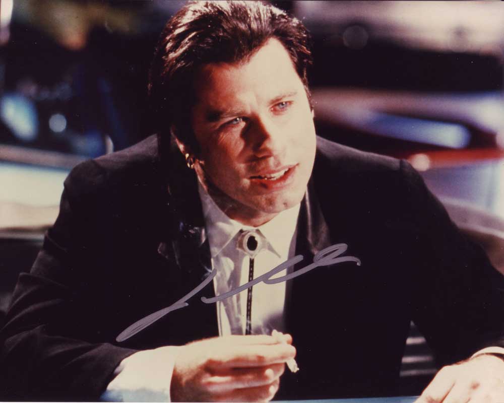John Travolta In-person autographed photo